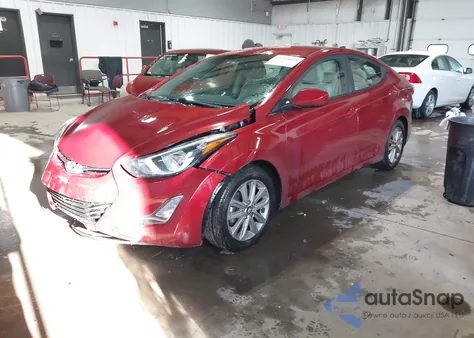2016 Hyundai Elantra Se из США, поврежденный, VIN 5NPDH4AEXGH761126